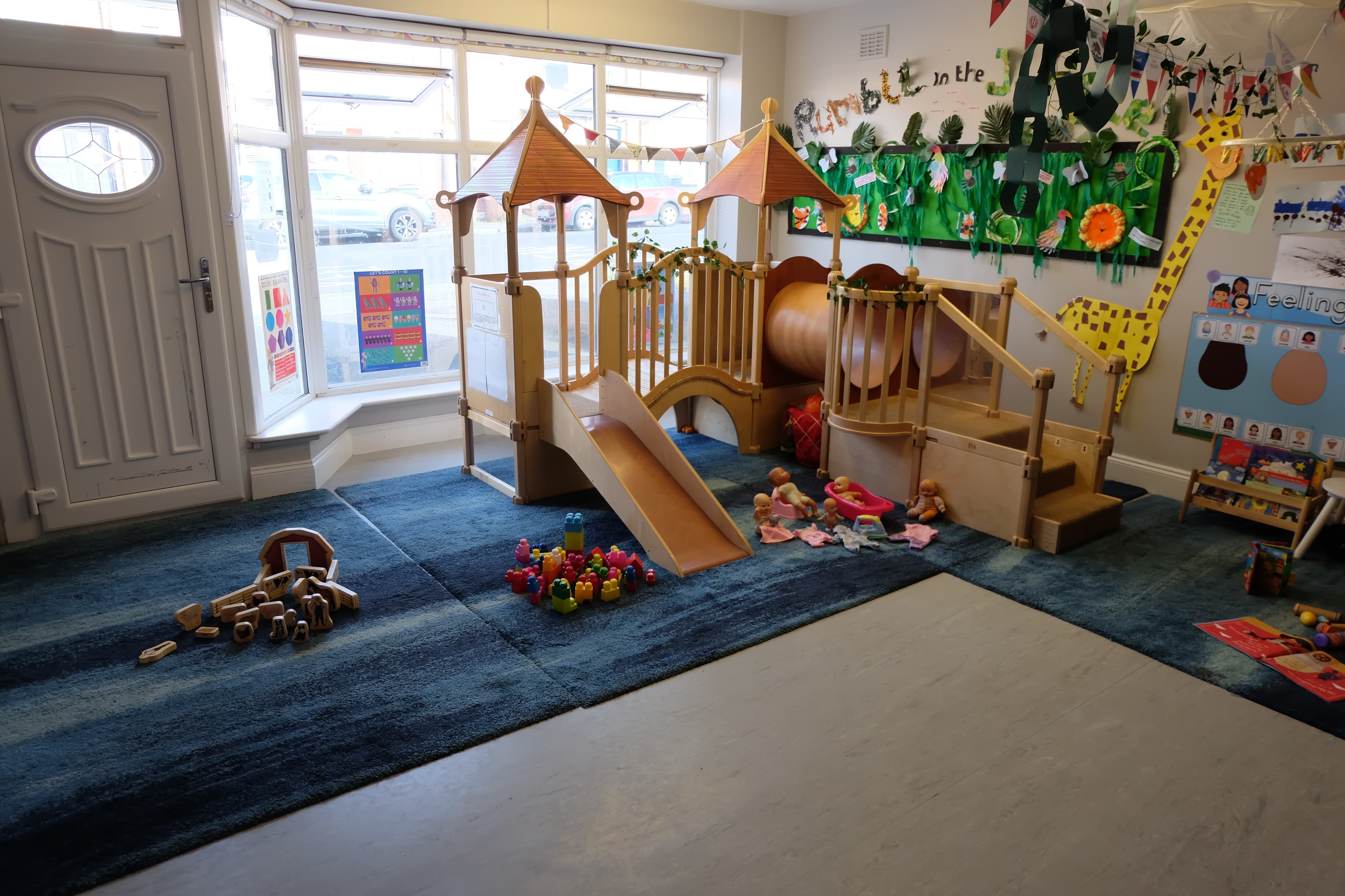 Toddler Room - Bright and engaging environment supporting early development through play-based learning and discovery.