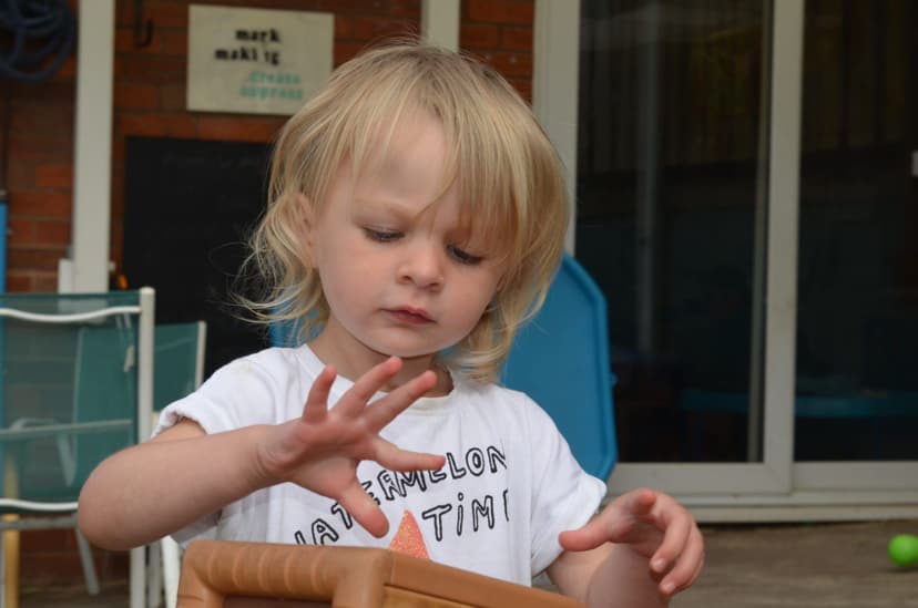 Children exploring and discovering through hands-on activities